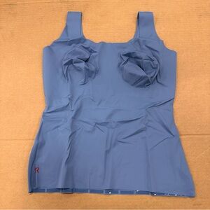 New Ruby Ribbon Sleek Shape Tank Cami Tranquil Blue